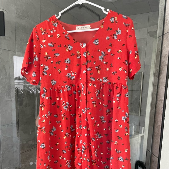 ROOLEE Red Dress - Picture 1 of 5